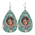Mid Century Mod Gal Martini Lover, Retro Teardrop Earrings - Mid Century Modern Gal