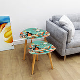 Mid Century Modern Gal, Kitschy Mod Quirky Fun Nesting Tables - Mid Century Modern Gal