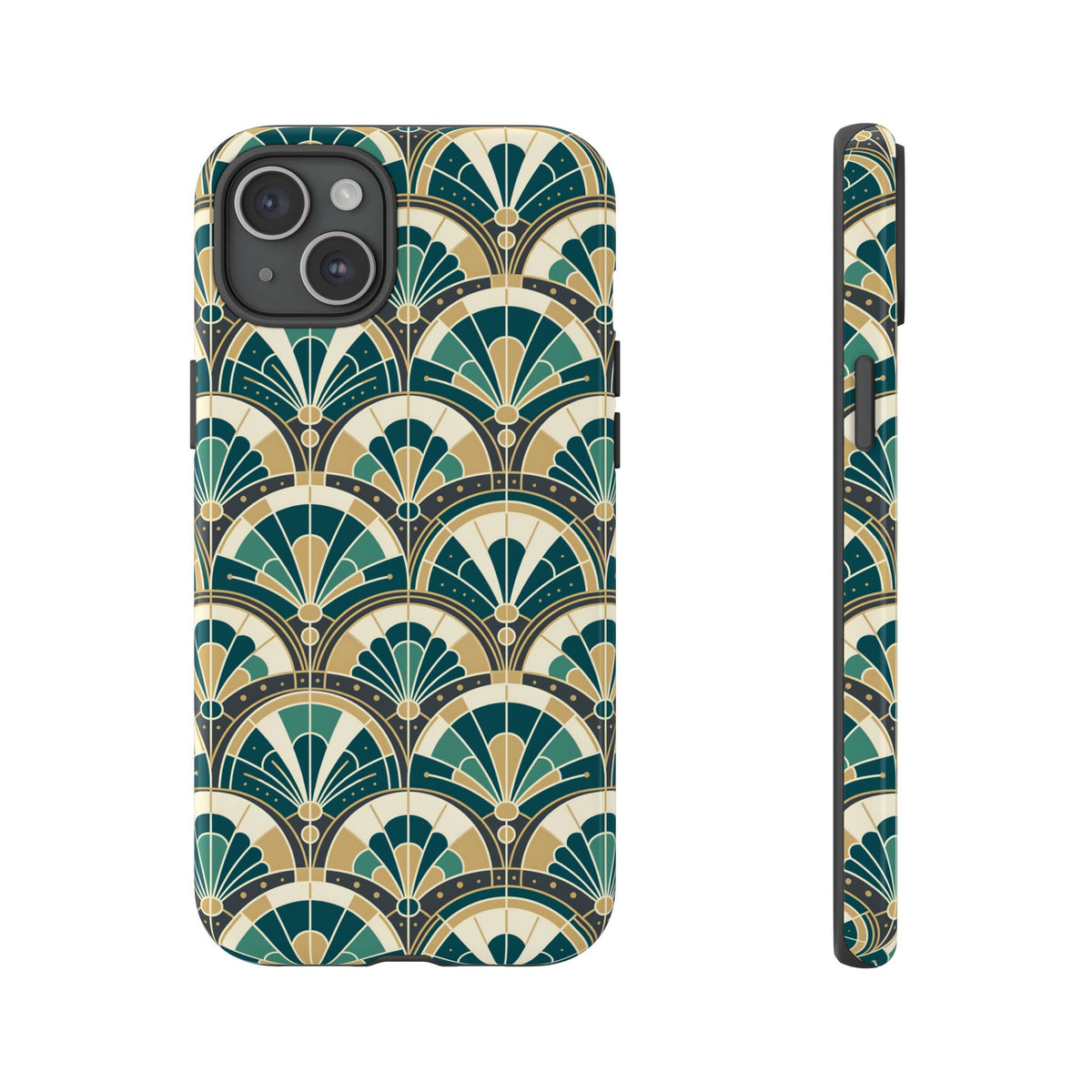 Art Deco Peacock Inspired Tough Phone Case