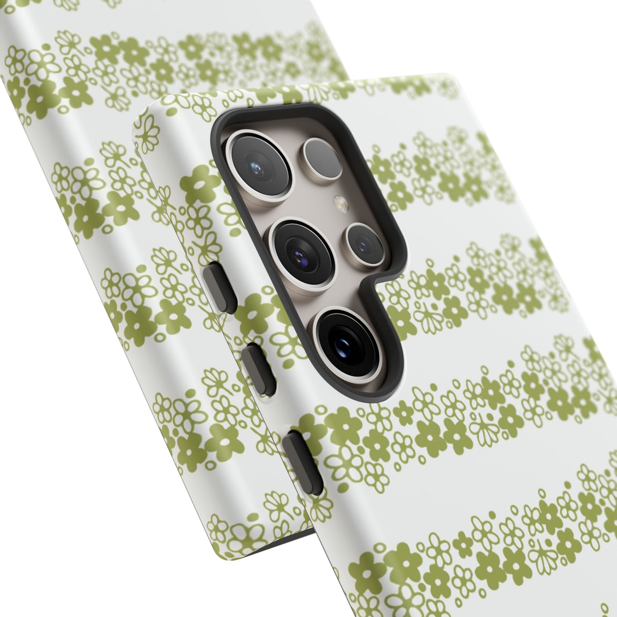 Pyrex Crazy Daisy Spring BlossonFloral Phone Case: Tough Cases with Elegant Green Floral Design, Durable Phone Cover