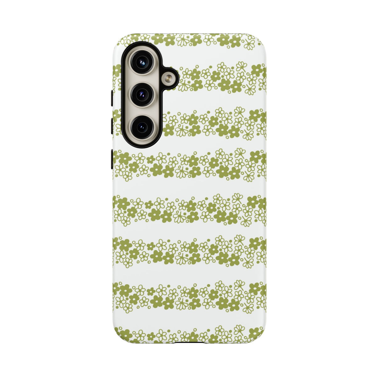 Pyrex Crazy Daisy Spring BlossonFloral Phone Case: Tough Cases with Elegant Green Floral Design, Durable Phone Cover
