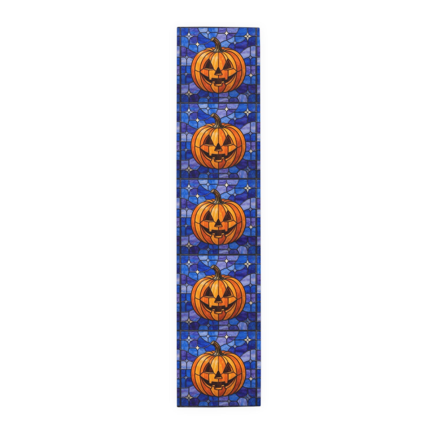 Halloween Stained Glass Style Jack-o&