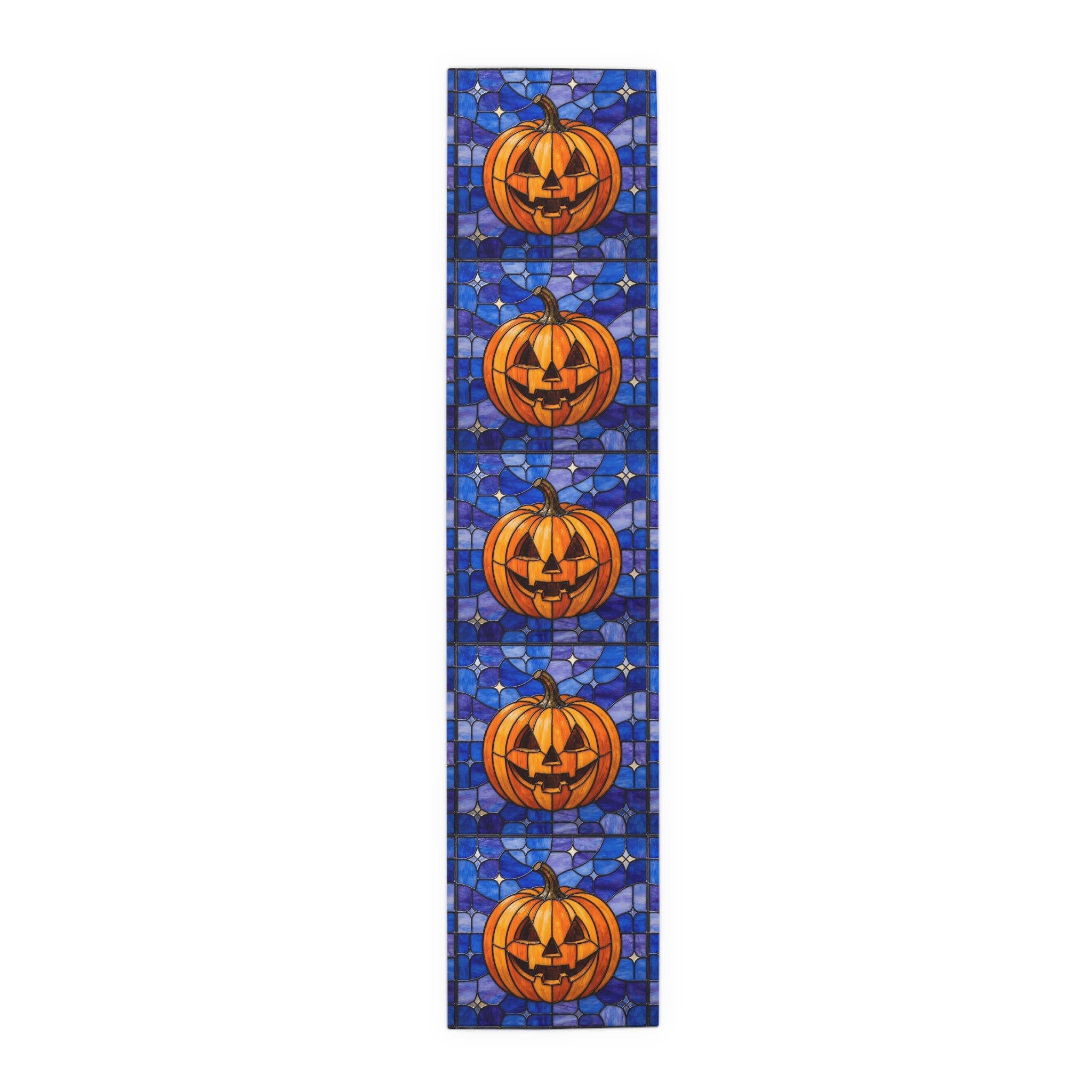 Halloween Stained Glass Style Jack-o&