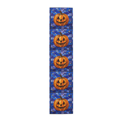 Halloween Stained Glass Style Jack-o&