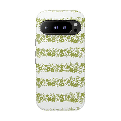 Pyrex Crazy Daisy Spring BlossonFloral Phone Case: Tough Cases with Elegant Green Floral Design, Durable Phone Cover