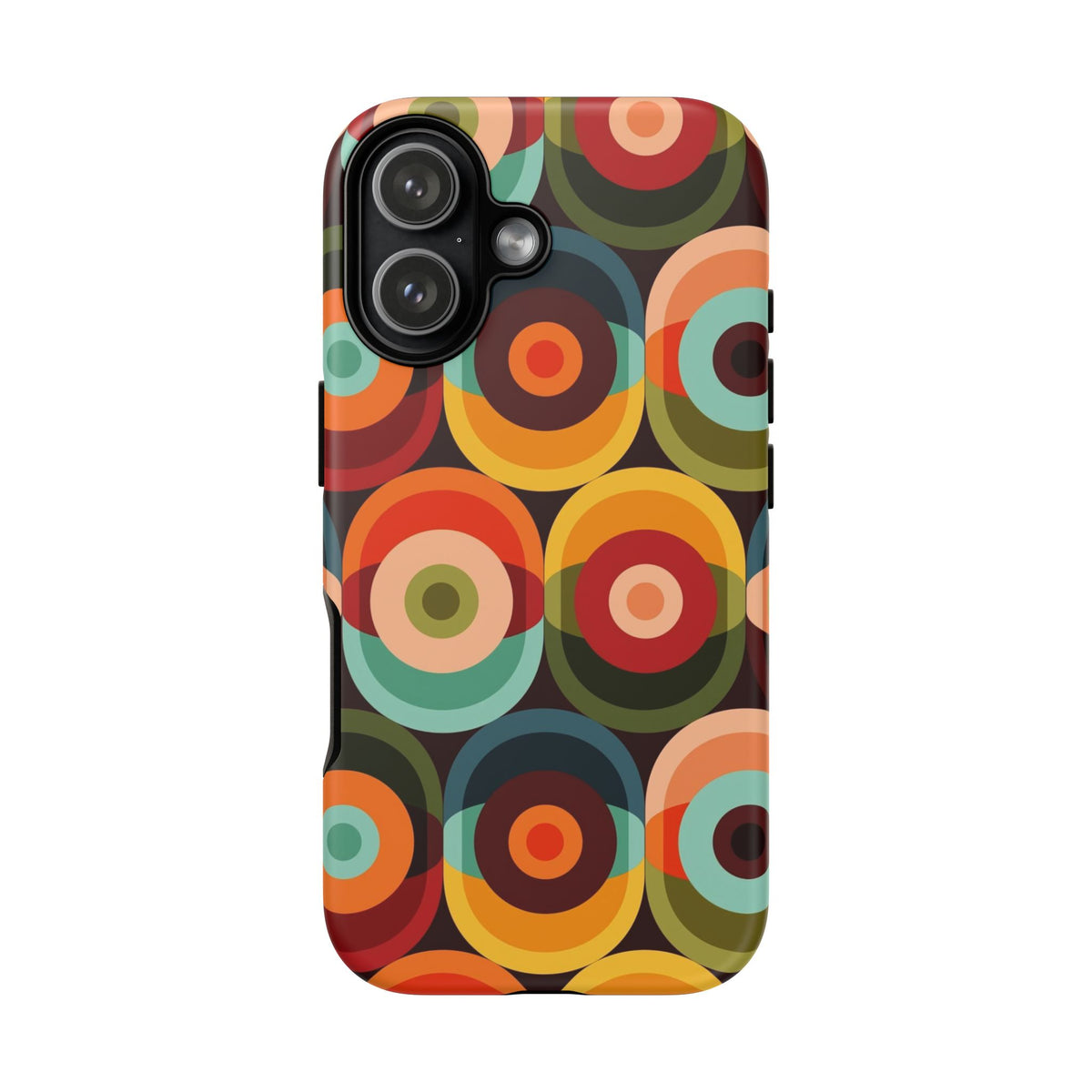Retro Groovy Space Orb, Funky Fun Tough Phone Case