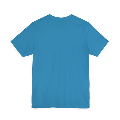 Mid Century Modern Kitschy Anthropomorphic Blue Cat with Floral Hat Unisex T-Shirt