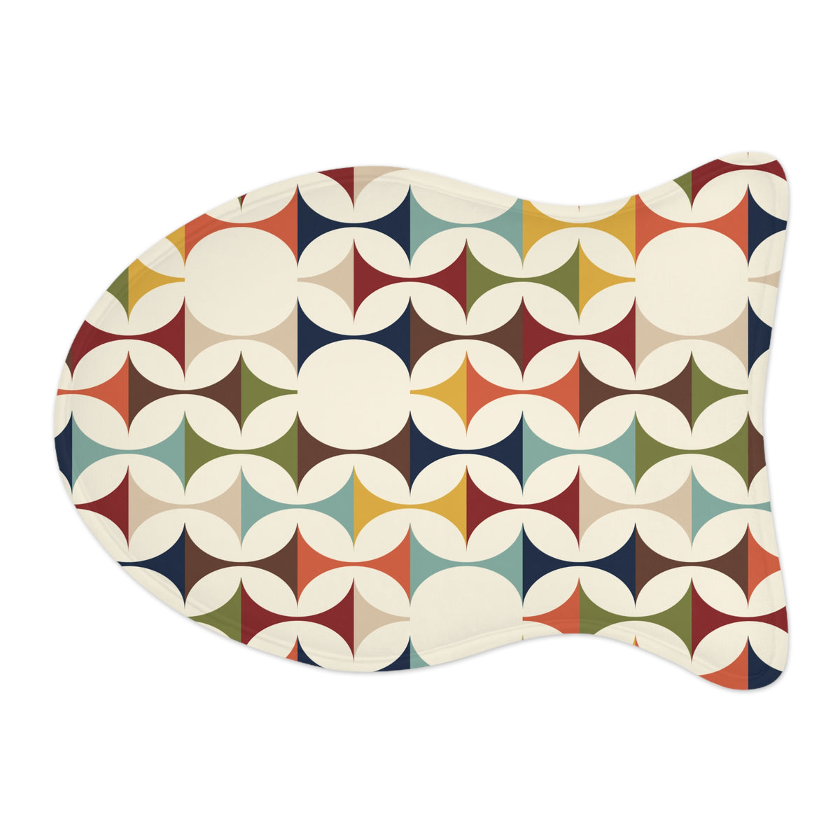 Scandinavian Design Geometric Pet Feeding Mats - Mid Century Modern Gal