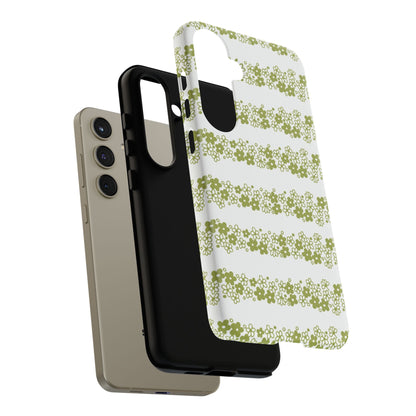 Pyrex Crazy Daisy Spring BlossonFloral Phone Case: Tough Cases with Elegant Green Floral Design, Durable Phone Cover
