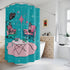 Mid-Century Modern Shower Curtain - Retro Cat Design For Book Lover, Book Club Gals Stylish Bathrooms - Mid Century Modern Gal