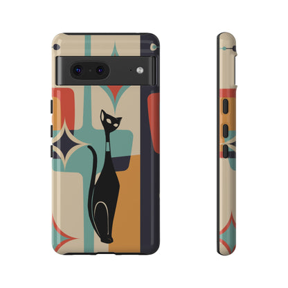 Atomic Cat, Sexton Cat, Mid Mod, Retro Geometric, Starburst Tough Phone Cases