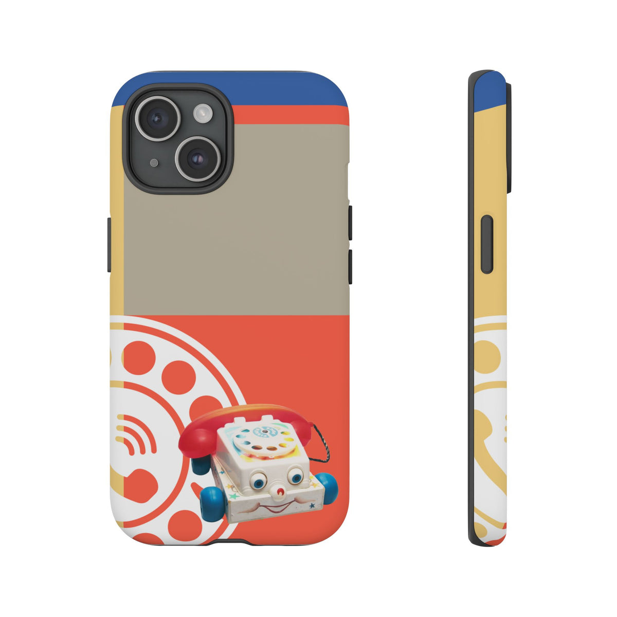 The First Original Phone, Eye Phone, Retro Kitschy Cute Rotary Phone, Tough Phone Cases