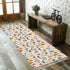 Mid Century Modern Scandinavian Designed Retro Runner Rug with Tassels - Mid Century Modern Gal