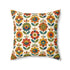 Mid Century Modern Scandinavian Floral Earth Tones Pillow Cover and Insert - Mid Century Modern Gal