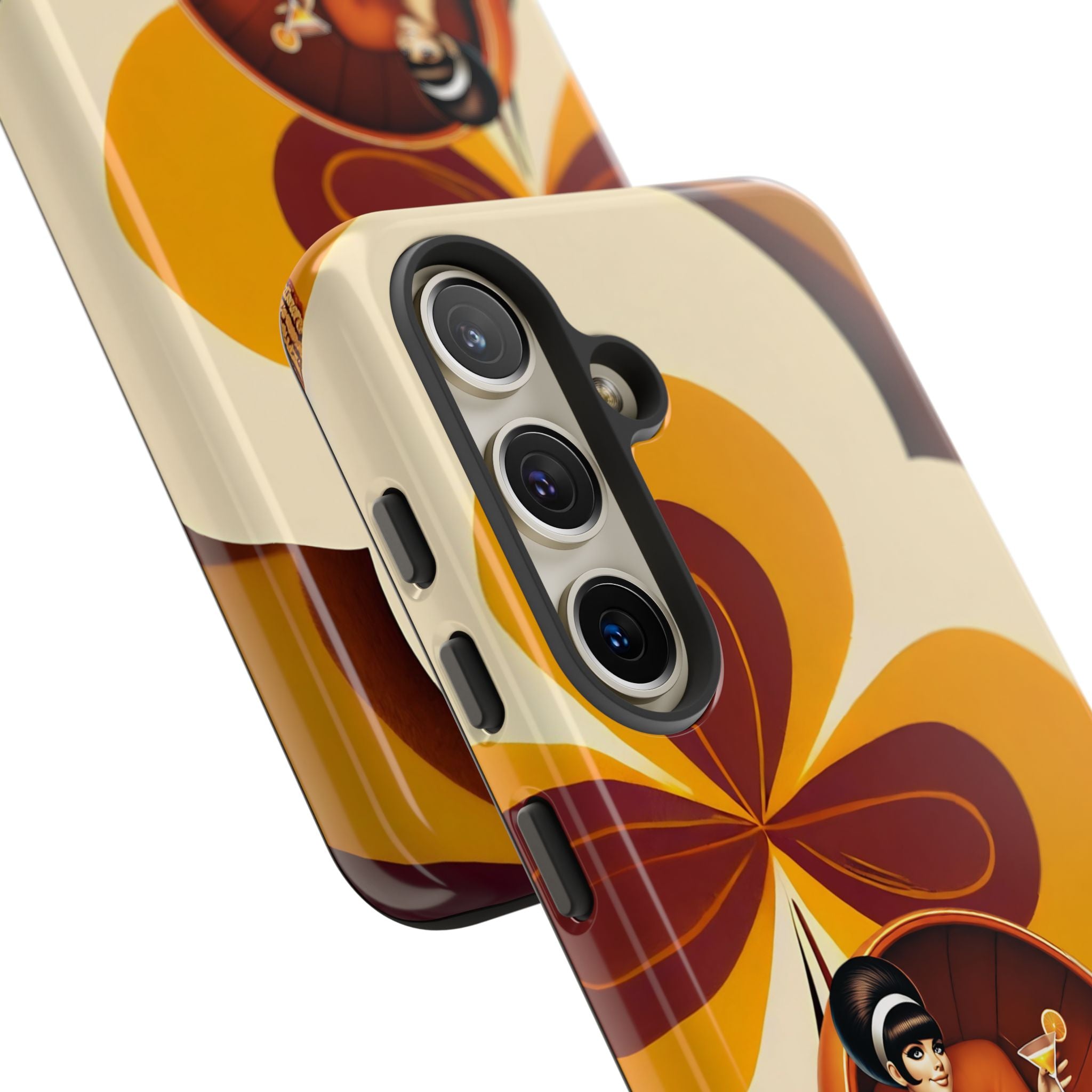 Groovy Mod 60s Retro Flower Power Phone Cases