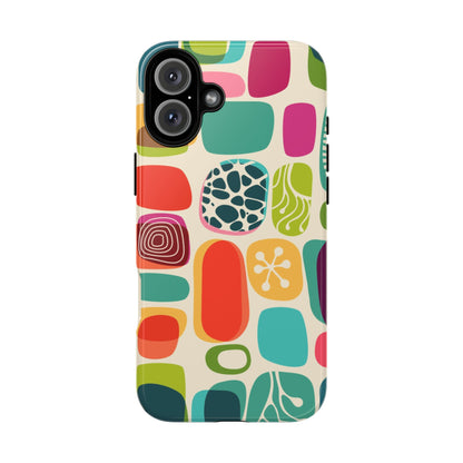 Mid Century Modern Amoeba Designed Tough Phone Case