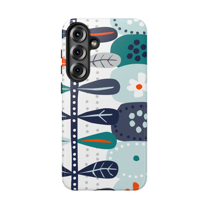 Scandinavian Modern Floral Nordic Hygge Tough Phone Case