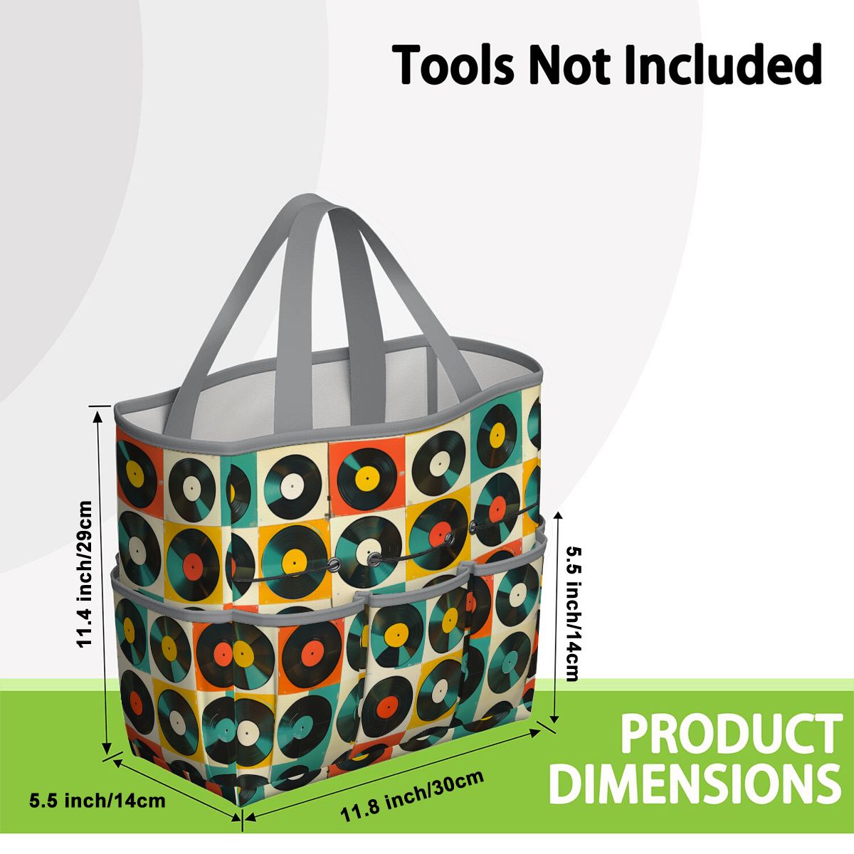 Retro Records, Groovy Mod Garden Tool Bag - Mid Century Modern Gal