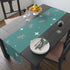 Mid Century Modern, Kitchen, Dining, Table Runner, Teal Blue, Pink, Abstract Starburst MCM Designs - Mid Century Modern Gal