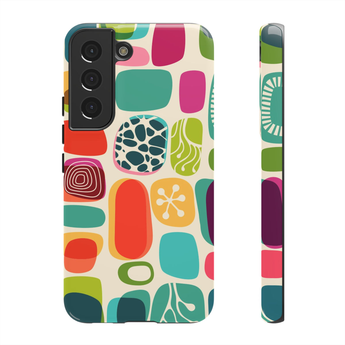 Mid Century Modern Amoeba Designed Tough Phone Case