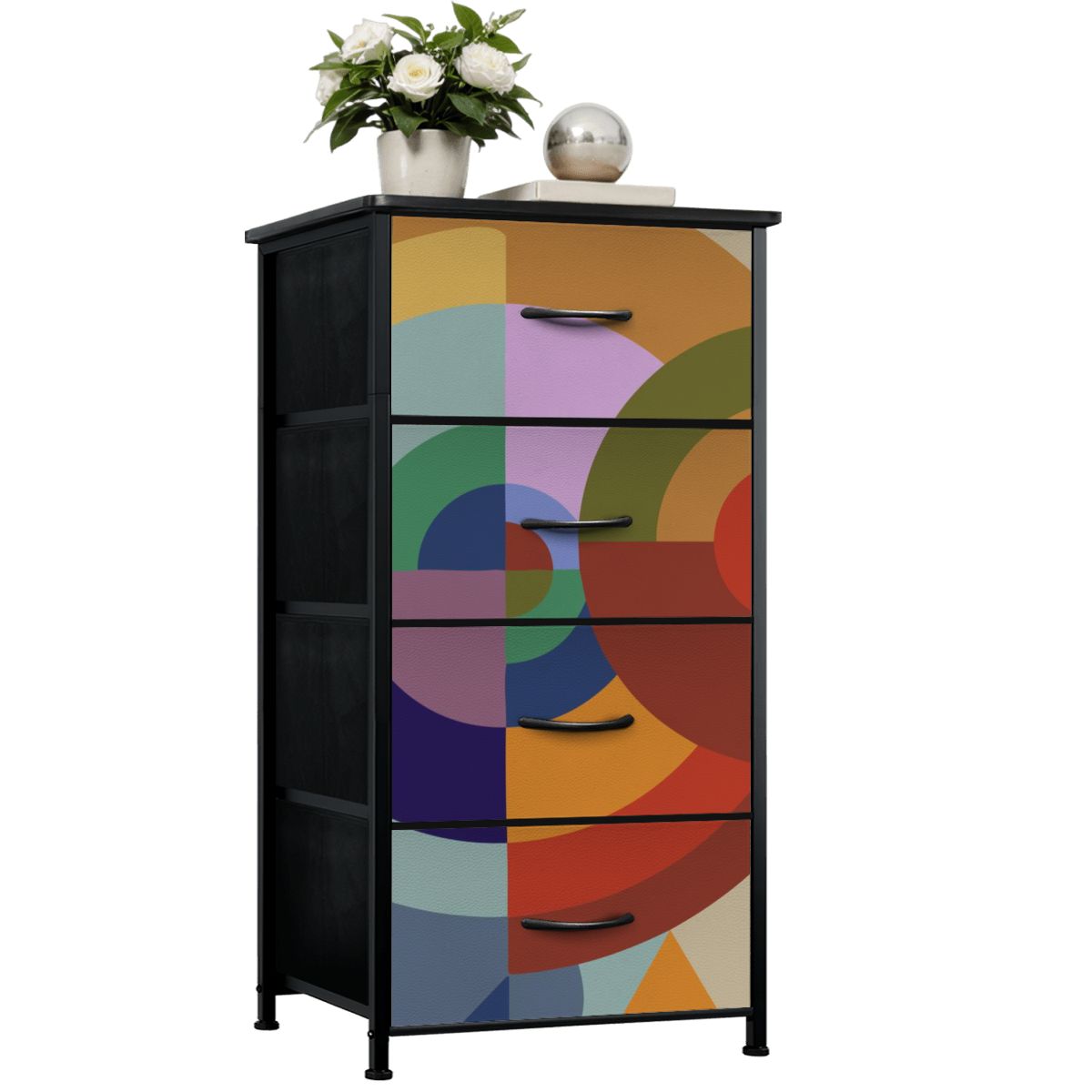 Mid Century Modern Bauhaus Designed 4-Drawer Dresser - Mid Century Modern Gal