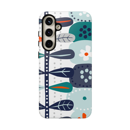 Scandinavian Modern Floral Nordic Hygge Tough Phone Case