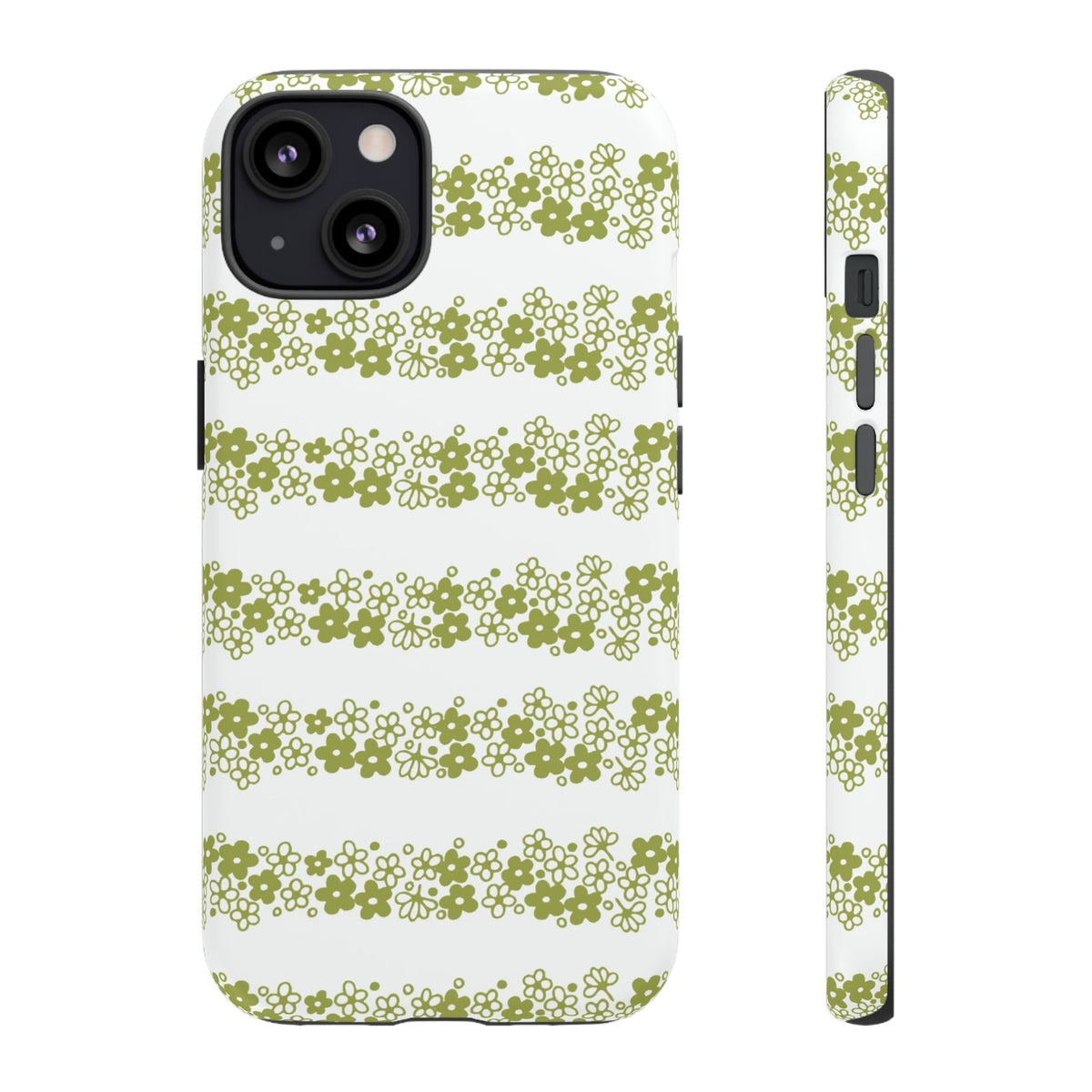 Pyrex Crazy Daisy Spring BlossonFloral Phone Case: Tough Cases with Elegant Green Floral Design, Durable Phone Cover