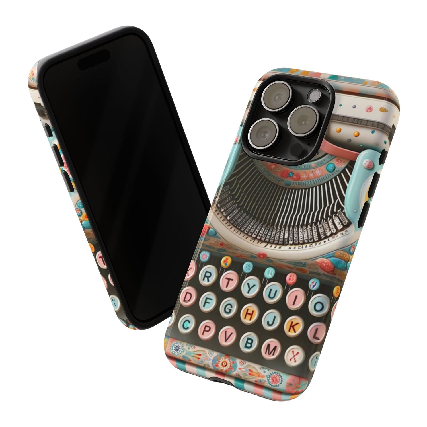 Retro Typewriter Mid Mod Kitschy  Quirky Fun Smart Phone, Tough Cases