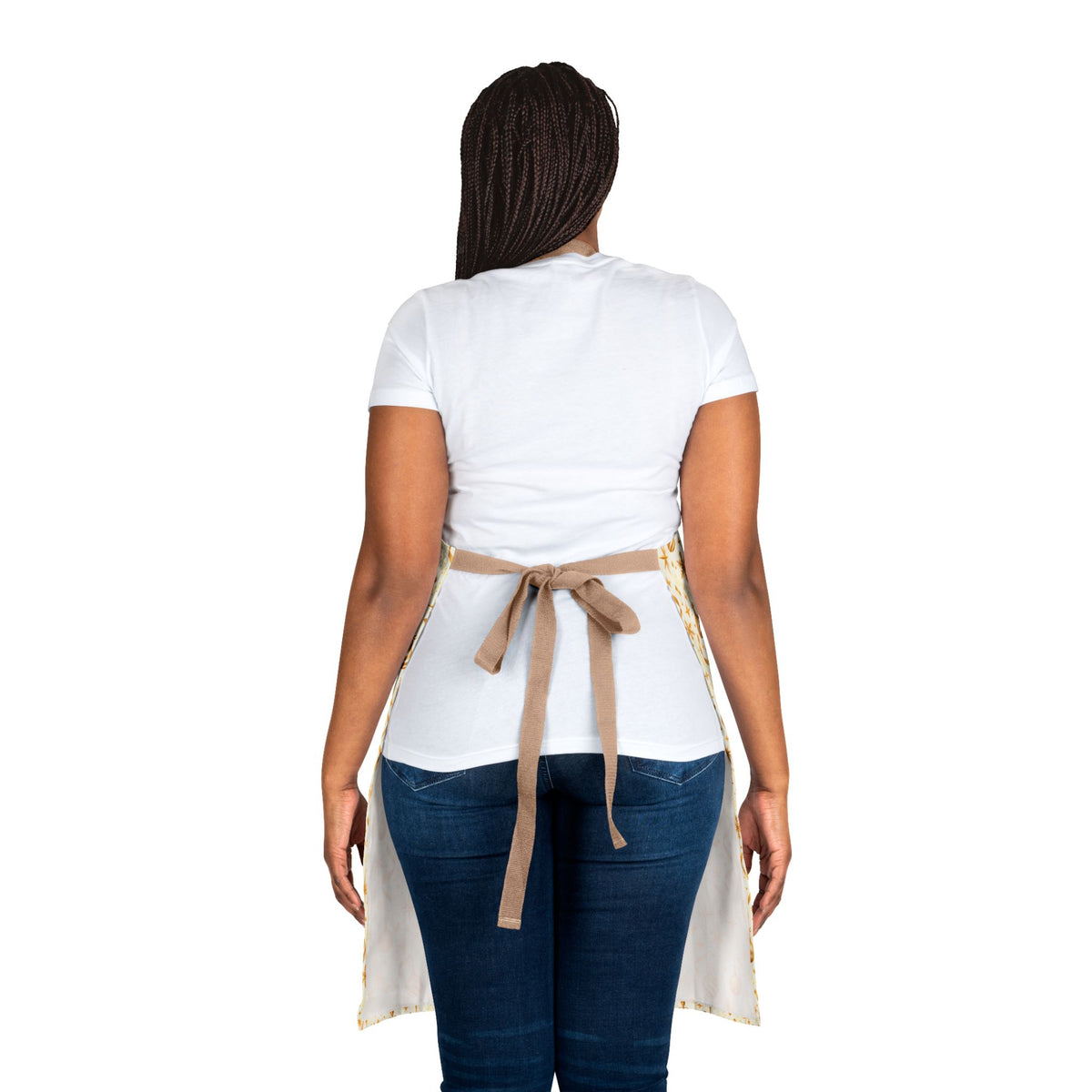 Mid Century Modern Christmas Martini Gal Apron - Mid Century Modern Gal