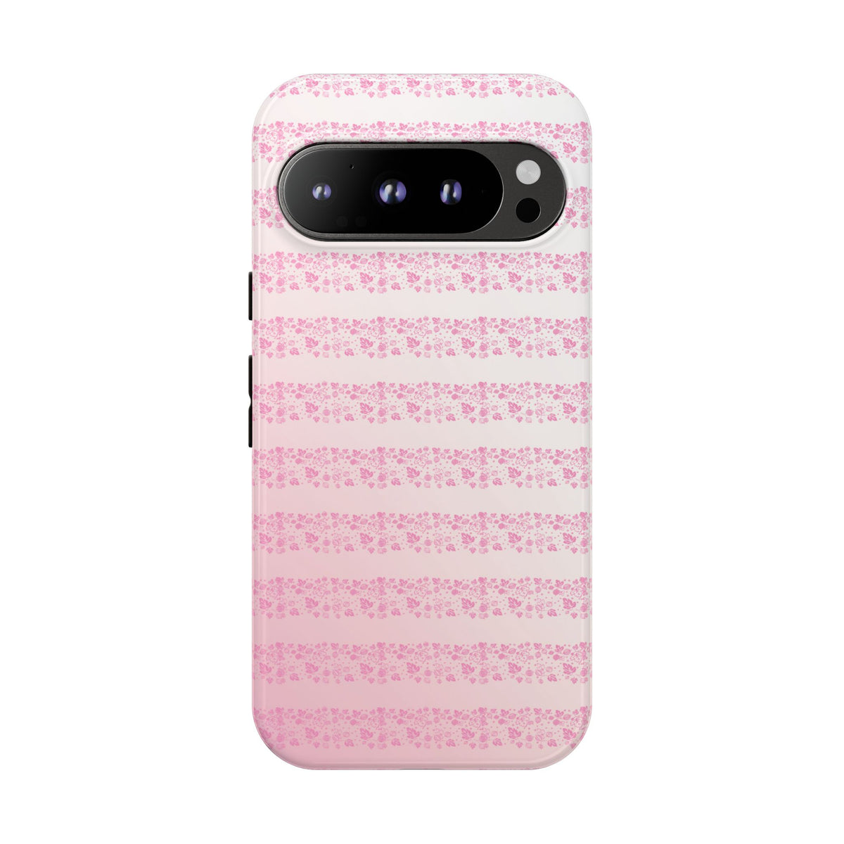 Pink Pyrex Gooseberry Striped Phone Case, Stylish Phone Cover, Tough Protective Case, Cute Cell Phone Case, Trending Gift for Her