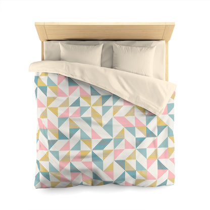Mid Century Modern Geometric Retro Duvet Cover - Modern and Colorful Bedding - Mid Century Modern Gal