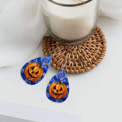 Halloween Stained Glass Style Jack-o&