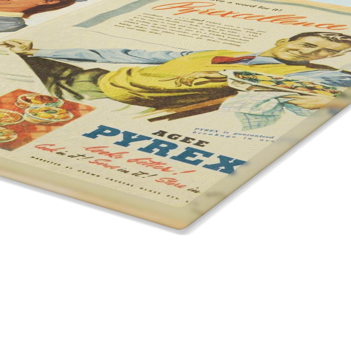 Vintage Ad 1940's, 50's Retro Kitchen, Collectors Mid Century Modern Cutting Board - Mid Century Modern Gal