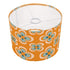 Mid Century Modern Scandinavian Modern Danish Orange, Blue Floral MCM Lamp SHADE ONLY - For Arc Floor Lamps Only - Mid Century Modern Gal