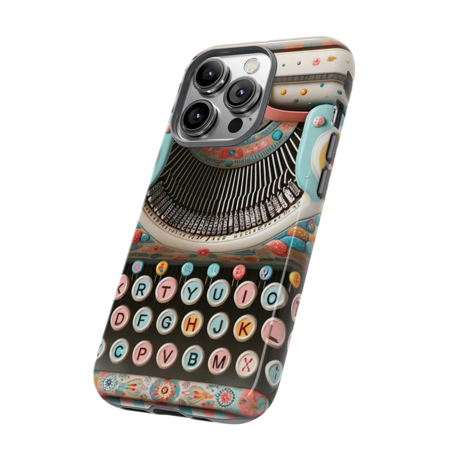 Retro Typewriter Mid Mod Kitschy  Quirky Fun Smart Phone, Tough Cases