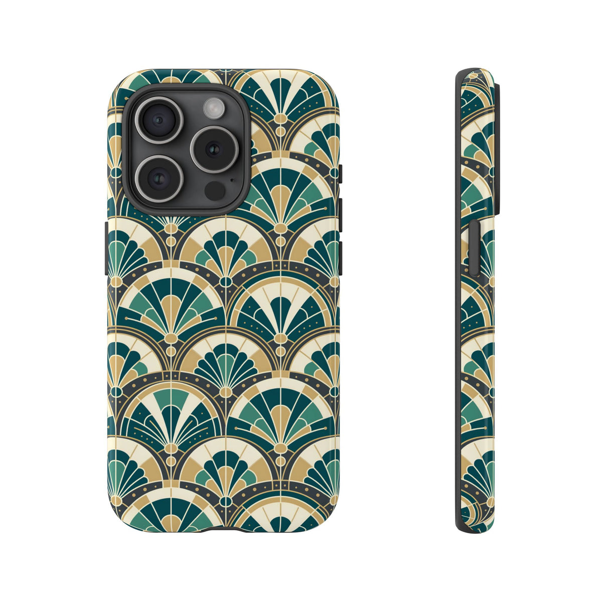 Art Deco Peacock Inspired Tough Phone Case