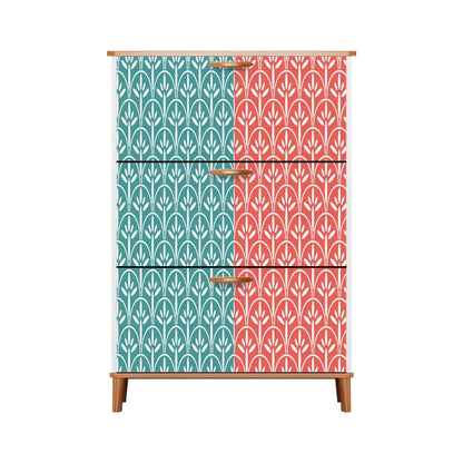 Art Deco Modern Shoe Storage Cabinet | Stylish &amp; Functional Entryway Organizer - Mid Century Modern Gal