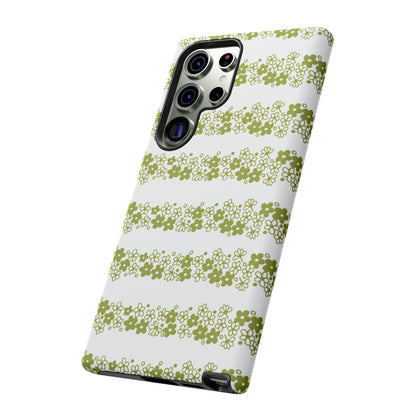 Pyrex Crazy Daisy Spring BlossonFloral Phone Case: Tough Cases with Elegant Green Floral Design, Durable Phone Cover