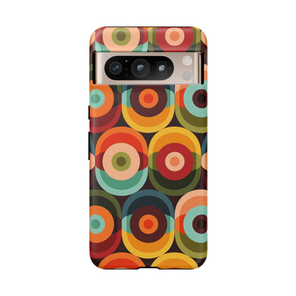 Retro Groovy Space Orb, Funky Fun Tough Phone Case