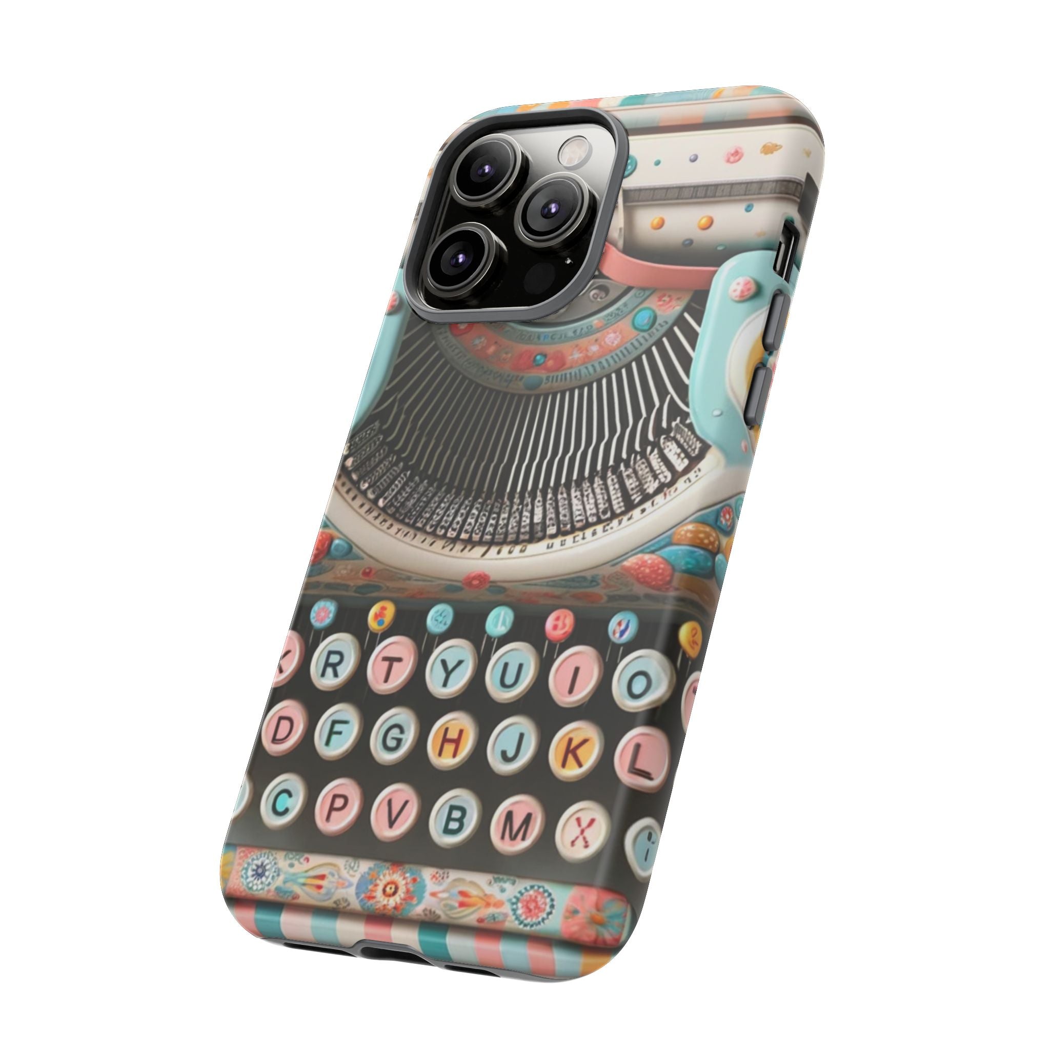 Retro Typewriter Mid Mod Kitschy  Quirky Fun Smart Phone, Tough Cases