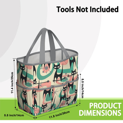Atomic Cat Mid Century Modern Starburst Retro Kitsch Garden Tool Bag - Mid Century Modern Gal