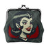 Vampire Dracula Girl Halloween Goth Horror Buff MCM Green Coin Purse - Mid Century Modern Gal