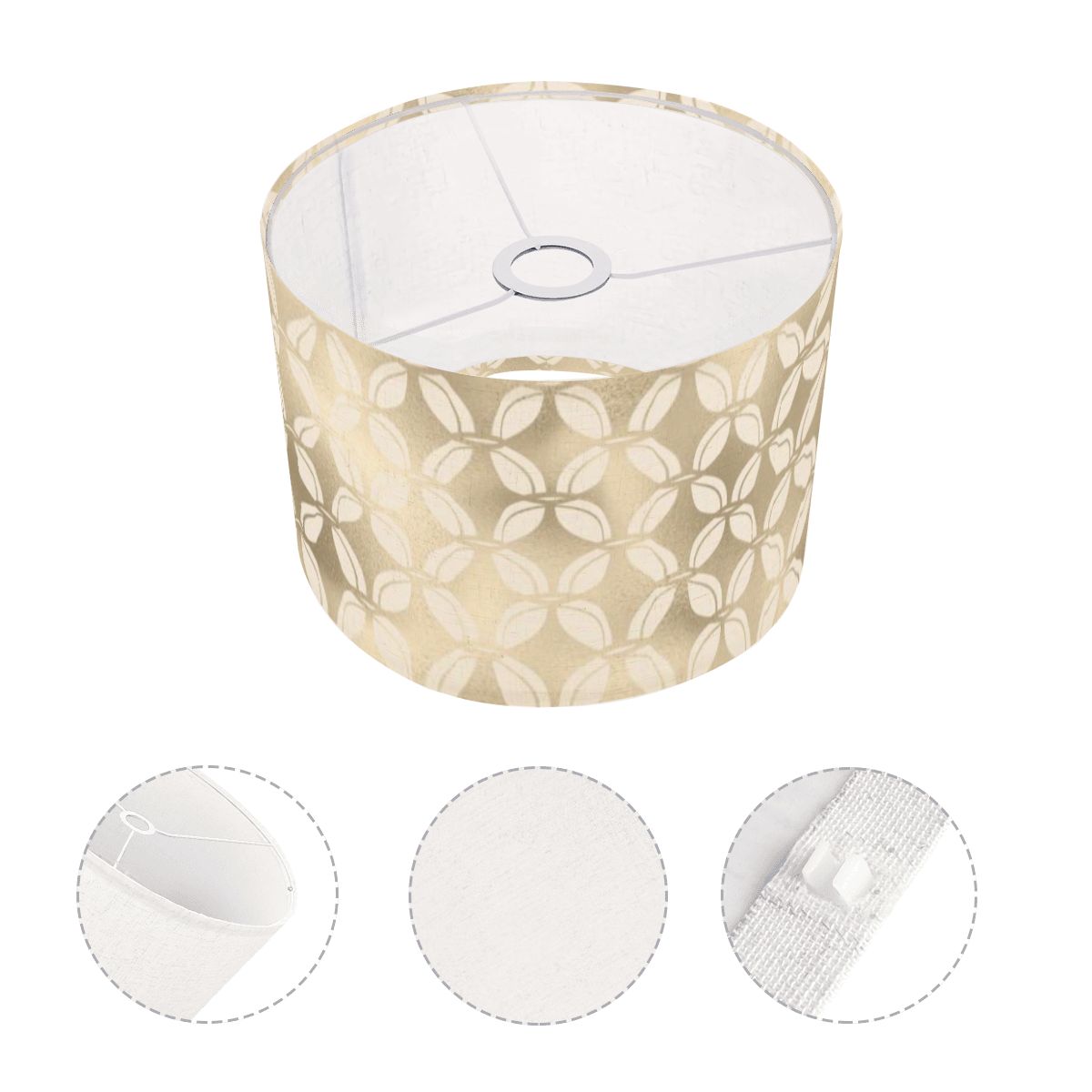 Art Deco Diamond Designed Elegant Modern Lamp SHADE ONLY - For Arc Floor Lamps Only - Mid Century Modern Gal