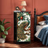 Chinoiserie Floral Peacock, Pomegranate Elegant 4-Drawer Dresser - Mid Century Modern Gal