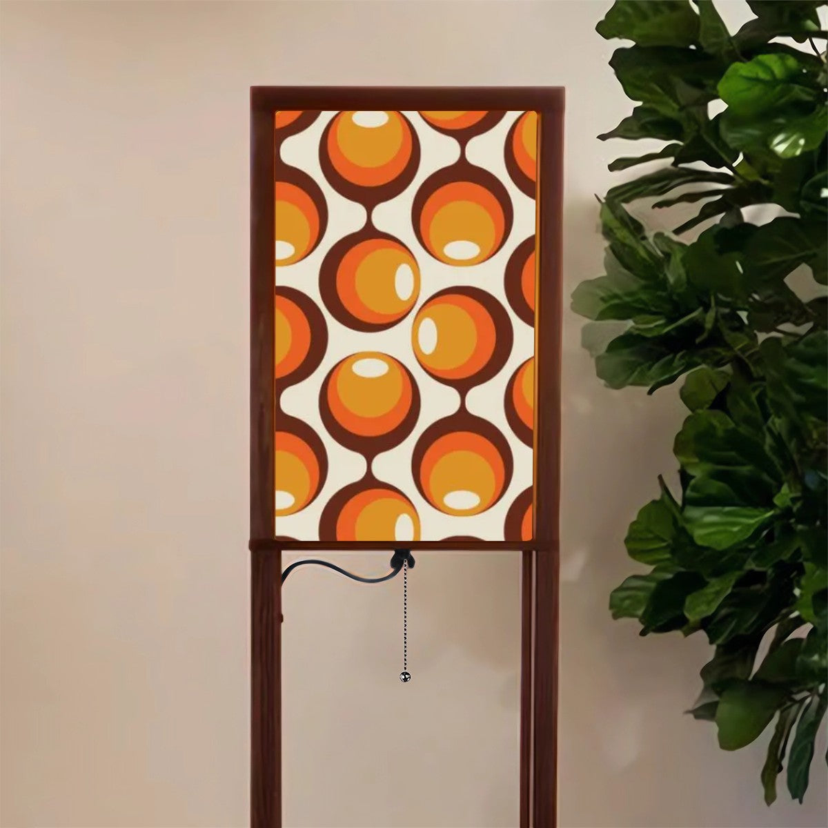Groovy Mod Retro Space Orbs, Mid Century Modern Floor Lamp with Shelves - Mid Century Modern Gal