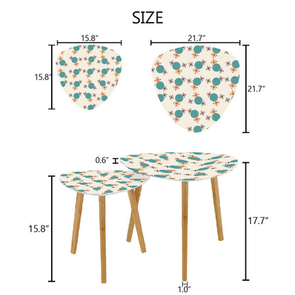 Mid Century Modern Retro Jacks Nesting Table Desing - Mid Century Modern Gal