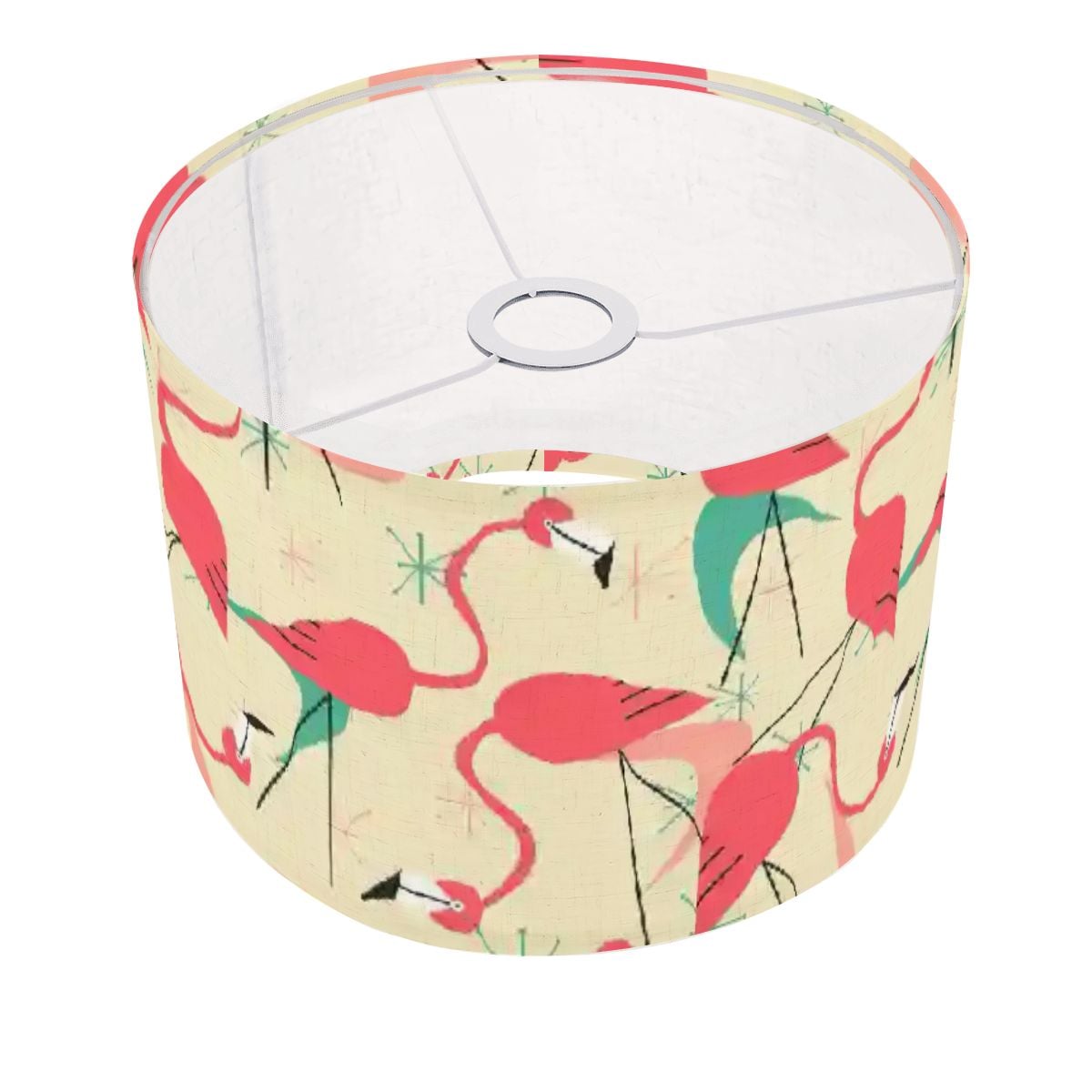 Mid Century Modern Kitschy Flamingo Palm Springs Cali Style Retro Lamp SHADE ONLY - For Arc Floor Lamps Only - Mid Century Modern Gal