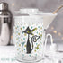 Franciscan Starburst Pattern,  Atomic Cat Mid Century Modern Ice Bucket with Tongs Summer Retro Outdoor Entertaining - Mid Century Modern Gal