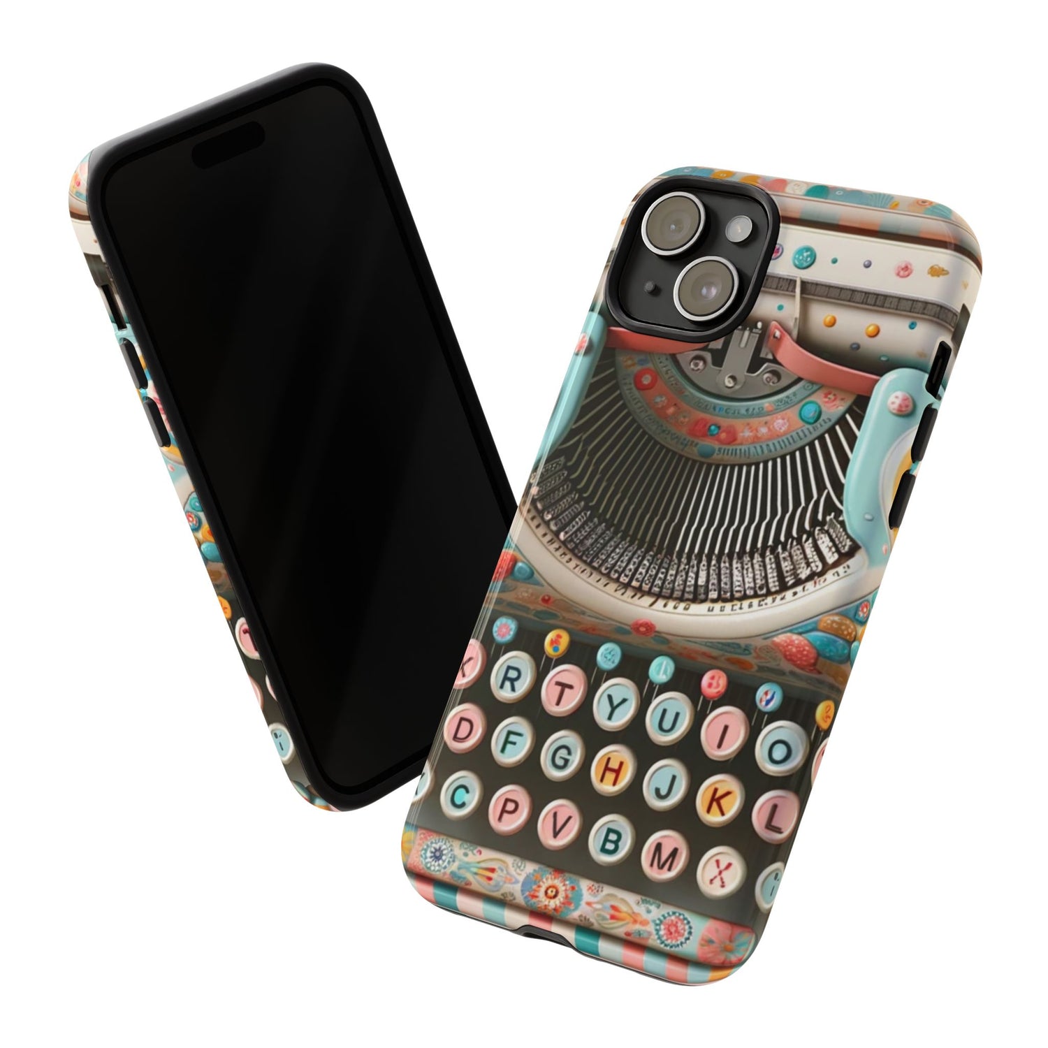 Retro Typewriter Mid Mod Kitschy  Quirky Fun Smart Phone, Tough Cases