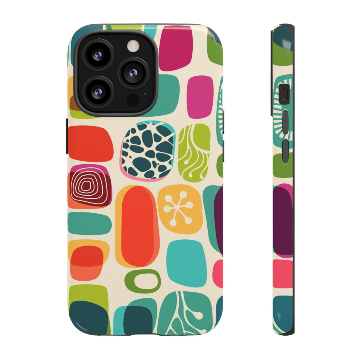 Mid Century Modern Amoeba Designed Tough Phone Case